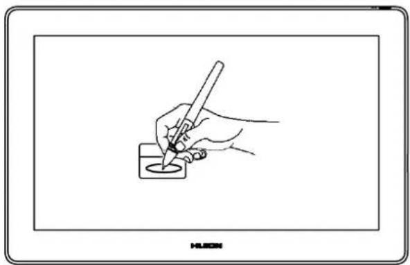 Huion Kamvas Pro 16 Plus - Posición del cursor - 2