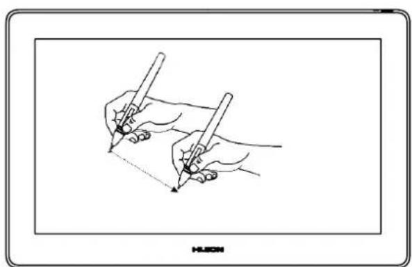 Huion Kamvas Pro 16 Plus - Posición del cursor - 1
