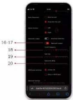 Sonus Faber DUETTO - PARAMÉTRAGE DU DUETTO VIA LA PAGE DE CONFIGURATION WEB - 4