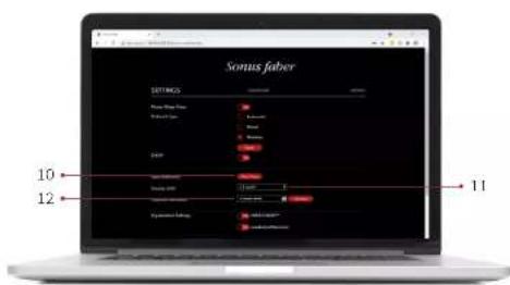 Sonus Faber DUETTO - CONFIGURATION DE DUETTO VIA LA PAGE DE CONFIGURATION WEB - 3