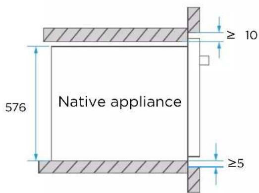 EAS Electric EMV651VX - Cabinet Diagram (Standing Cabinet) - 2