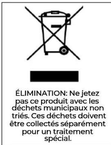 EAS Electric EMCF153 - Avertissements relatifs à l'élimination - 1