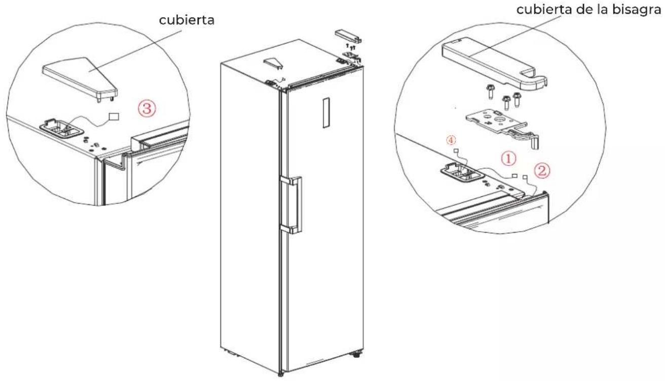 EAS Electric EMR185EW - Cambio de orientación de la puerta (Opcional) - 5