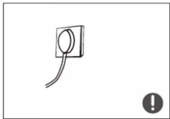 Simple line drawing of a plug with a cable, no text or symbols present