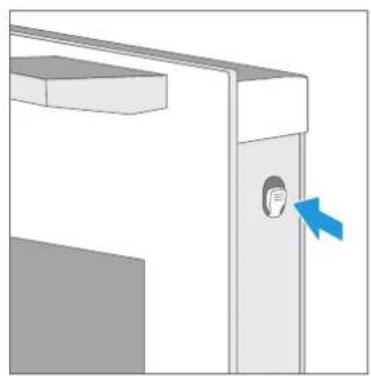 EAS Electric EMV72VAP - Retrait du couvercle de la porte - 1