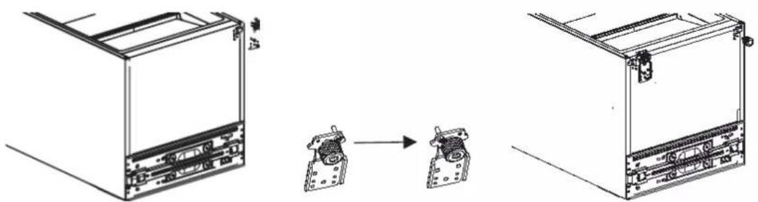 EAS Electric EMC206ASGN - Modification de l'orientation de la porte - 7