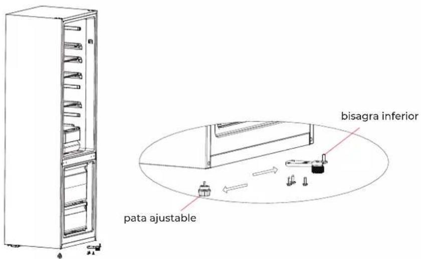 EAS Electric EMC1856W2 - Cambio de orientación de la puerta - 5