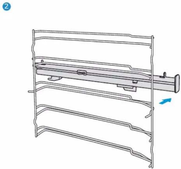 EAS Electric EMV72PGN - Remove the telescopic runners (take the left side for example same for right side) - 2
