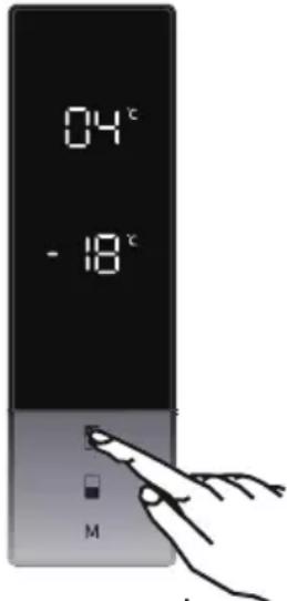 EAS Electric EMC186AZDX - Cooler Temperature Settings - 1