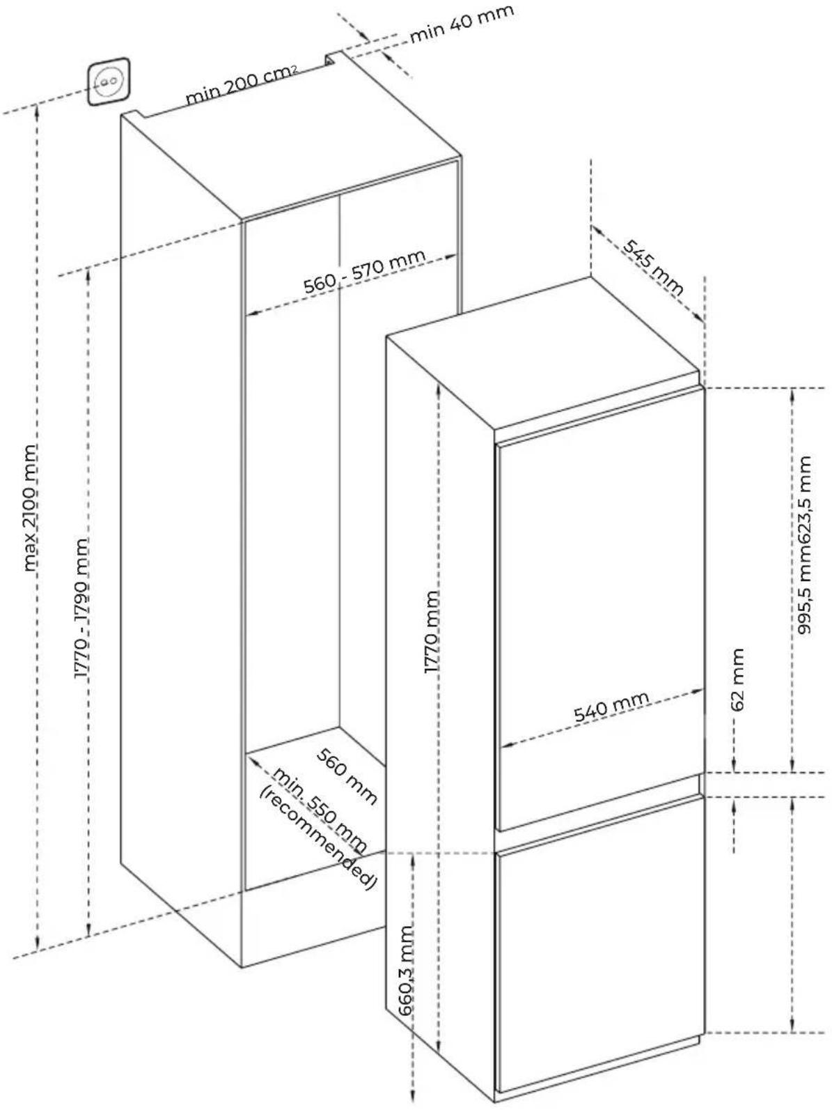 EAS Electric EMC177ABI - Dimensions - 1