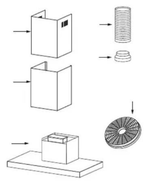 EAS Electric EMRH604X - CAMPANA EXTRACTORA - 60