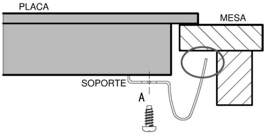EAS Electric EMIH900FL - Ajuste dos suportes de fixação - 2