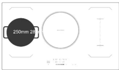 EAS Electric EMIH900FL - Comme une seule grande zone - 3