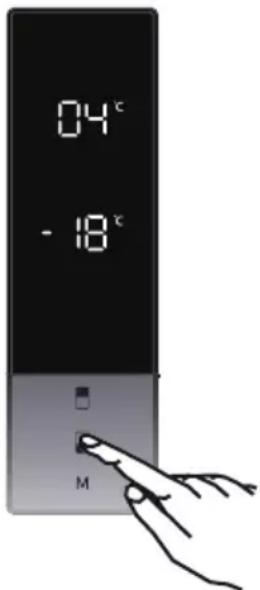 EAS Electric EMC197ASDX - Ajustes de temperatura del congelador - 1