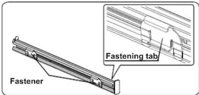 Fastener Fastening tab