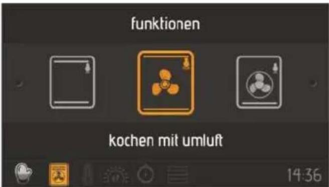 EAS Electric EMV75TVP - Auswahlbildschirm für Start/Bearbeiten - 1