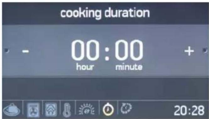 cooking duration 00:00 hour minute + 20:28