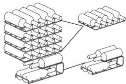 EAS Electric EMR24VN1 - Disposition de las botellas - 3