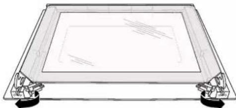 EAS Electric EMV70DGW - RETIRER LA PORTE DU FOUR (OPTION) TYPE 2 - 2