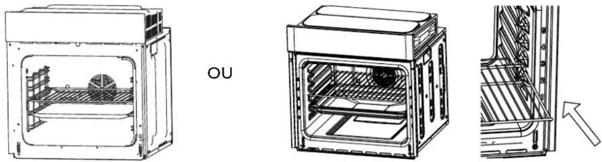 EAS Electric EMV70DGW - AVISO SOBRE O POSICIONAMENTO DAS GRELHAS: - 1