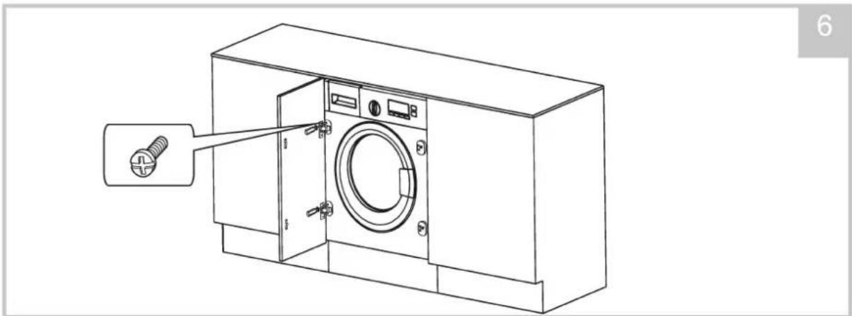 EAS Electric EMWI82401 - Préparation et montage de la porte - 6
