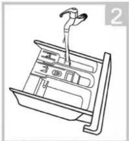 EAS Electric EMWI82401 - Nettoyez le distributeur de détergent - 2