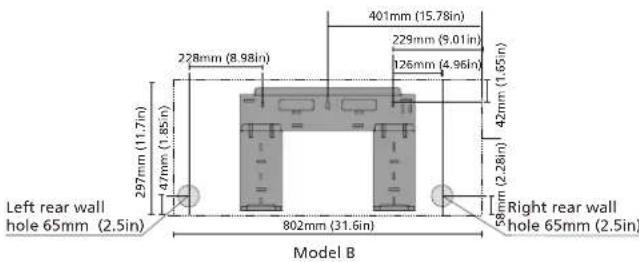 EAS Electric MAJESTIC25K - MOUNTING PLATE DIMENSIONS - 5