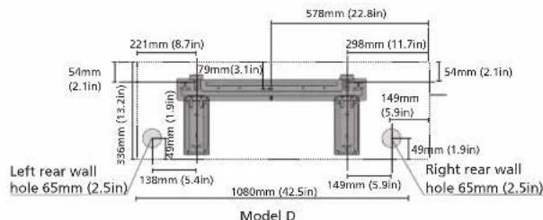 EAS Electric MAJESTIC25K - MOUNTING PLATE DIMENSIONS - 7