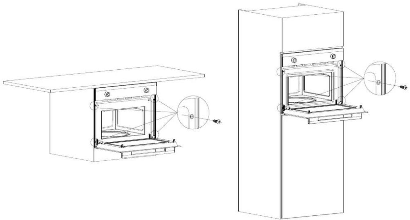 EAS Electric EMV48DTN - Instalação de forno embutido - 3