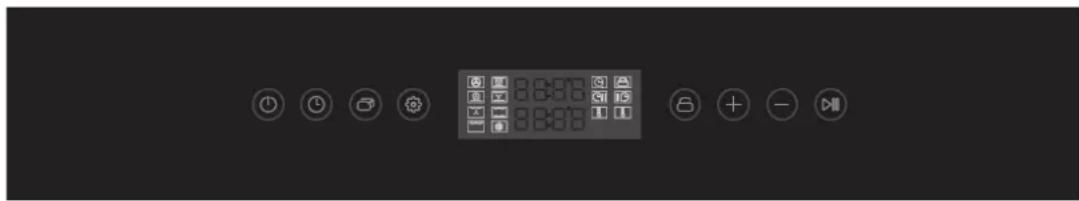 EAS Electric EMV48DTN - DESCRIÇÃO DO PAINEL DE CONTROLO - 1
