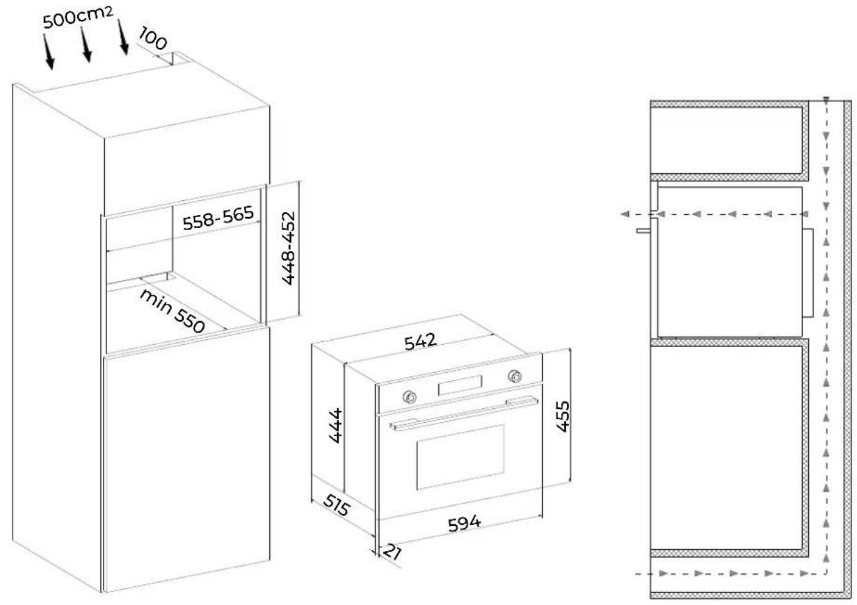 EAS Electric EMV48DTN - Installation of Built-in Ovens - 2