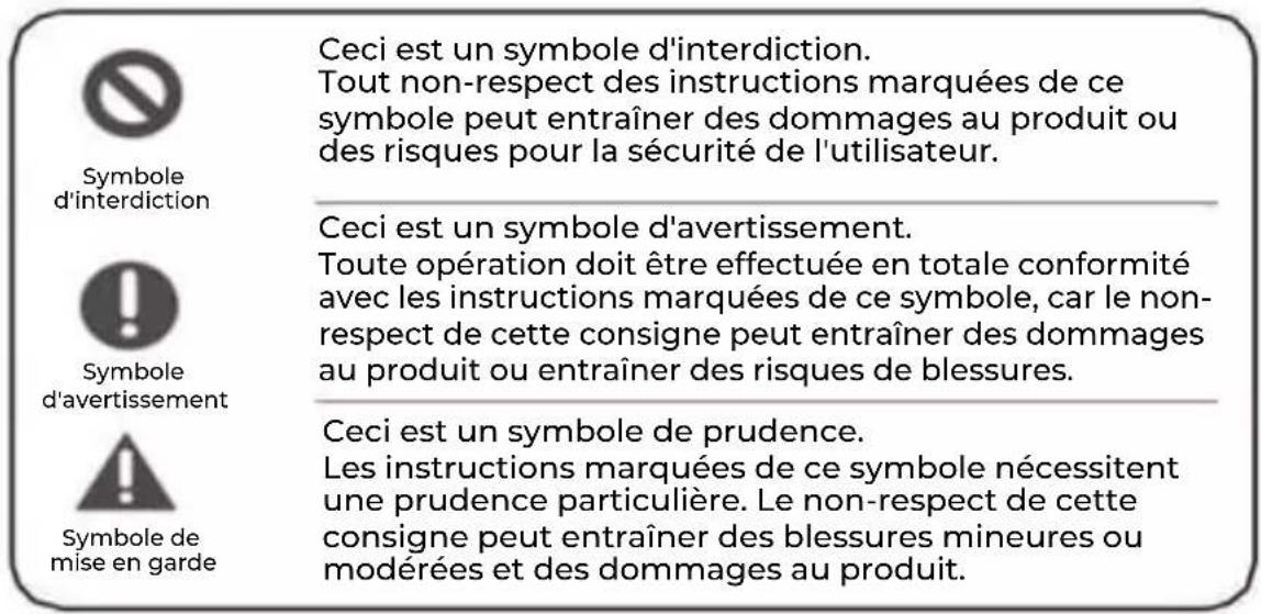EAS Electric EMCF302 - Signification des symboles d'advertisement de sécurité - 1