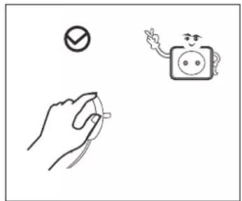 Hand-drawn icons including a checkmark, a hand holding a pen, and a smiling face with a speech bubble.