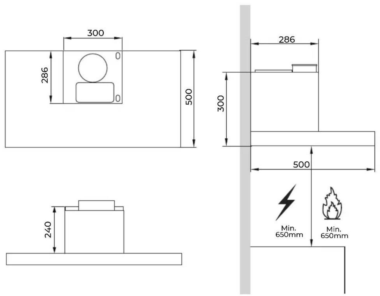 EAS Electric EMRH706X - DIMENSÕES - 1