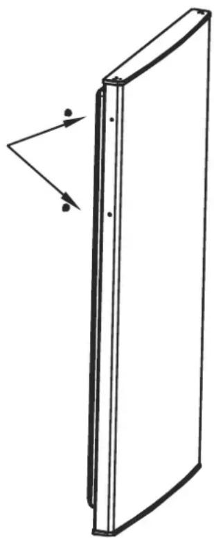 EAS Electric EMF1453 - Installation of the door handle (optional) - 1