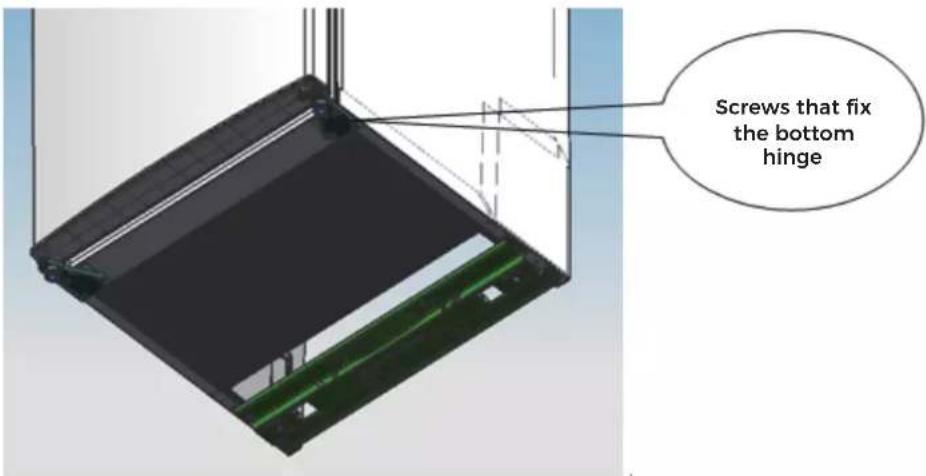 EAS Electric EMF1453 - Changing the opening direction of the door - 6
