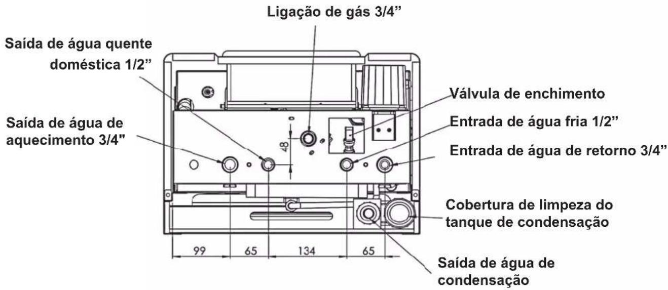 EAS Electric CONFORT24 - DIAGRAMA DE CABLAGEM DE INSTALAÇÃO - 1