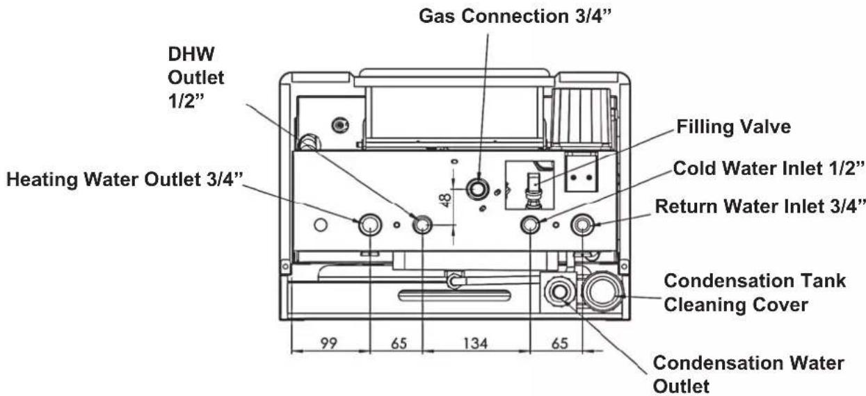 EAS Electric CONFORT24 - INSTALLATION CONNECTION DIAGRAM - 1