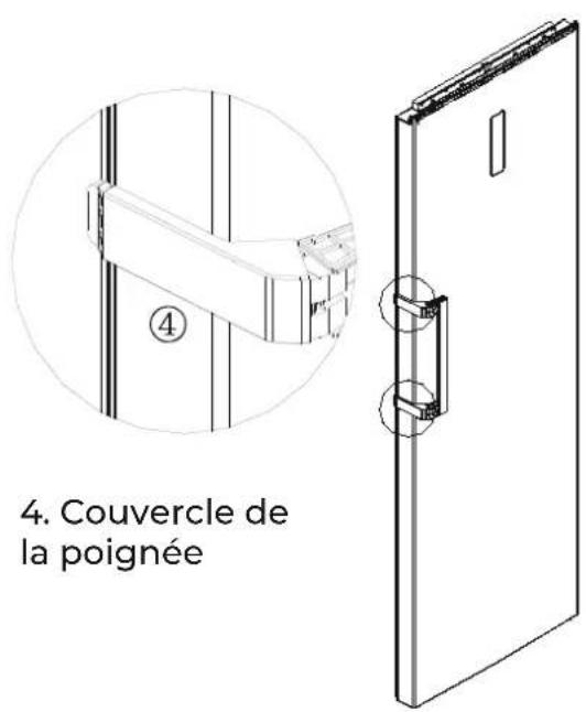 EAS Electric EMZ185EX - Installation de la poignée de porte - 3