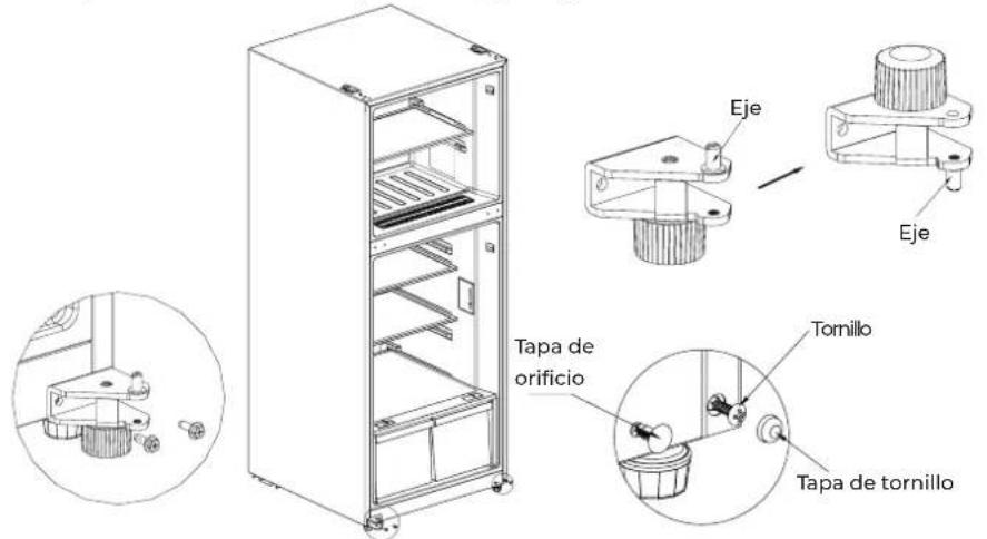 EAS Electric EMF173NFX3 - Cambio de orientacion de la puerta - 3