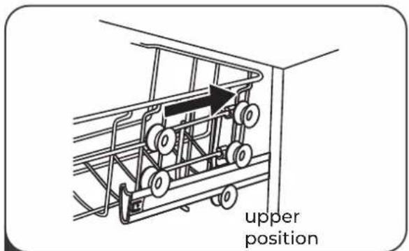 EAS Electric EMD122X-V1 - Adjusting the upper basket - 4