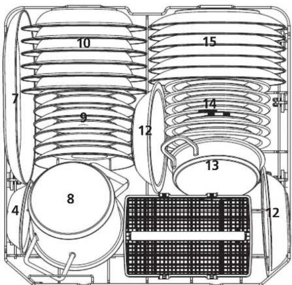 EAS Electric EMD122X-V1 - 2.Cesto inferior: - 1