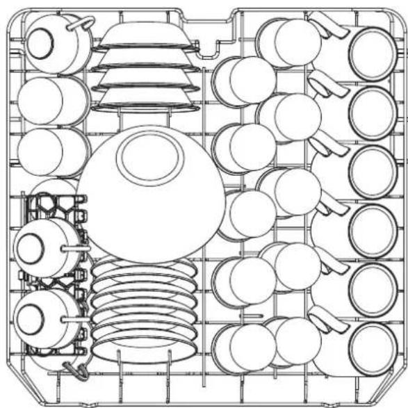 EAS Electric EMD122X-V1 - Panier supérieur : - 1