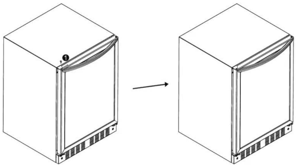 EAS Electric EMR44VNI1 - Reversing the door swing (cross handle) - 5