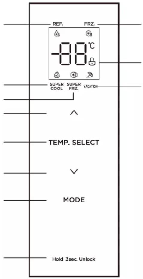 EAS Electric EMSS178EW - Display - 1
