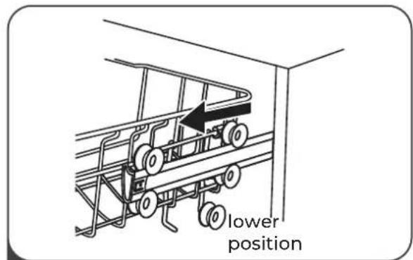 EAS Electric EMD092BI-V1 - Adjusting the upper basket - 1