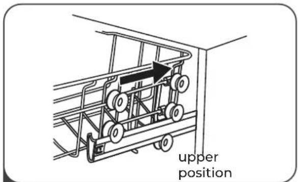 EAS Electric EMD092BI-V1 - Adjusting the upper basket - 4