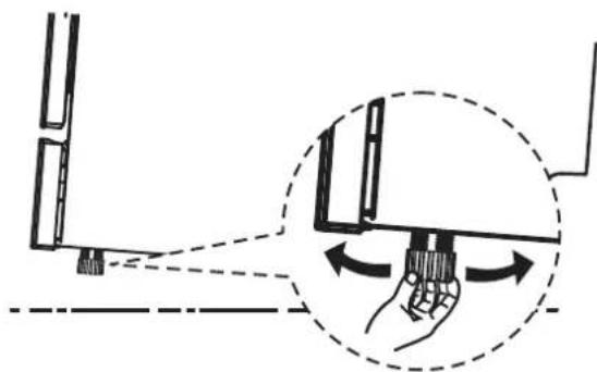 EAS Electric EMD092BI-V1 - Levelling the appliance - 1