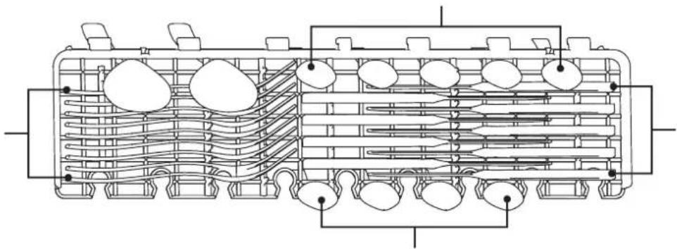 EAS Electric EMD092BI-V1 - Bandeja de cubiertos - 1