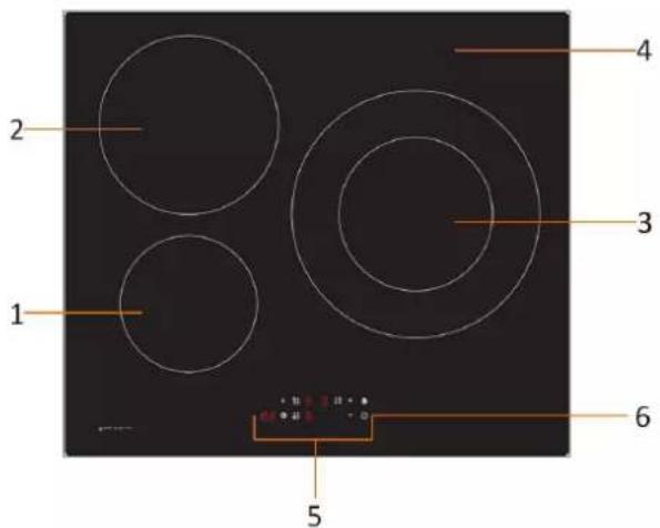 EAS Electric EMIH280-3FWL - Vista superior - 1